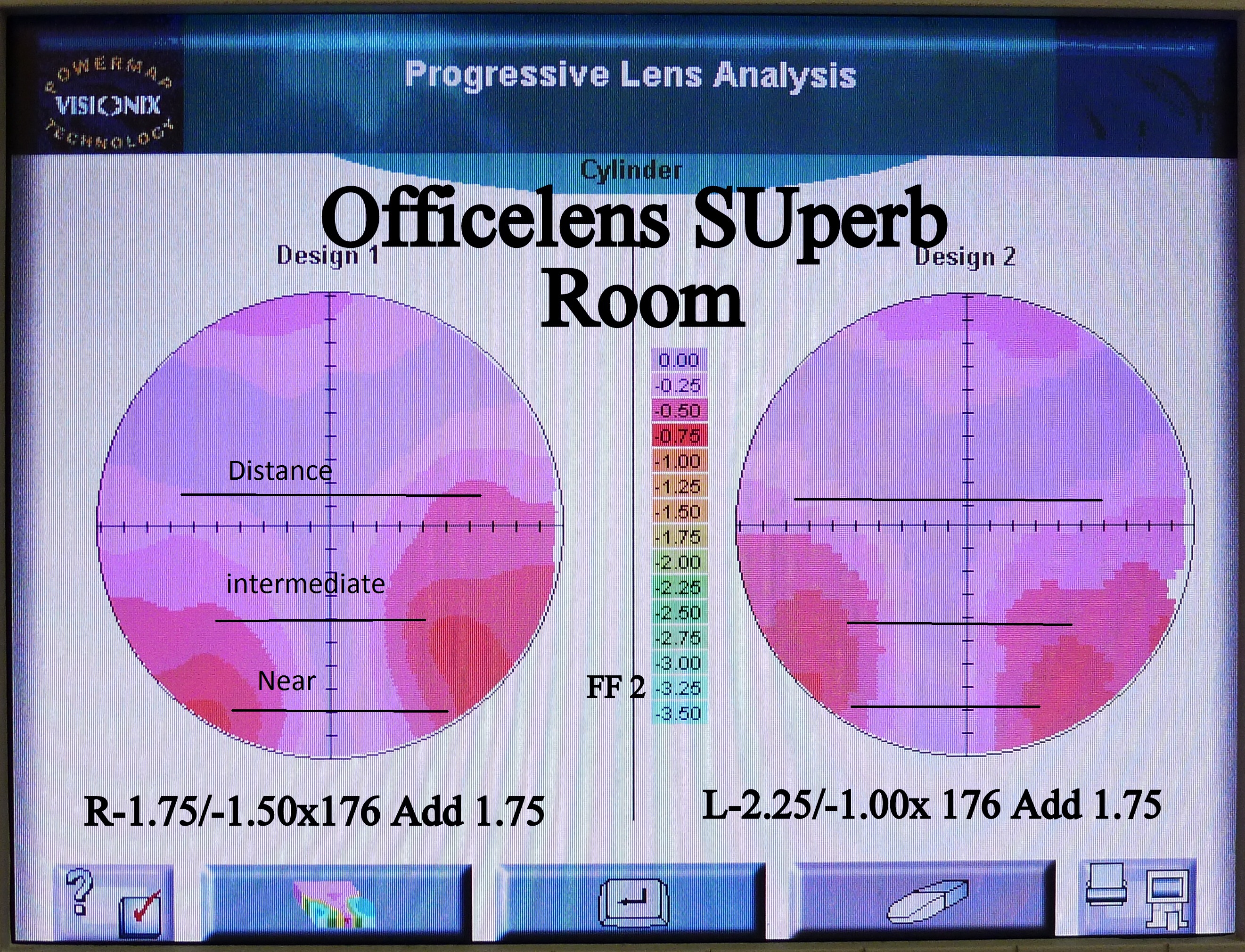 Comparison between Seiko's best progressive lens and Zeiss officelens -  Evershine Optical